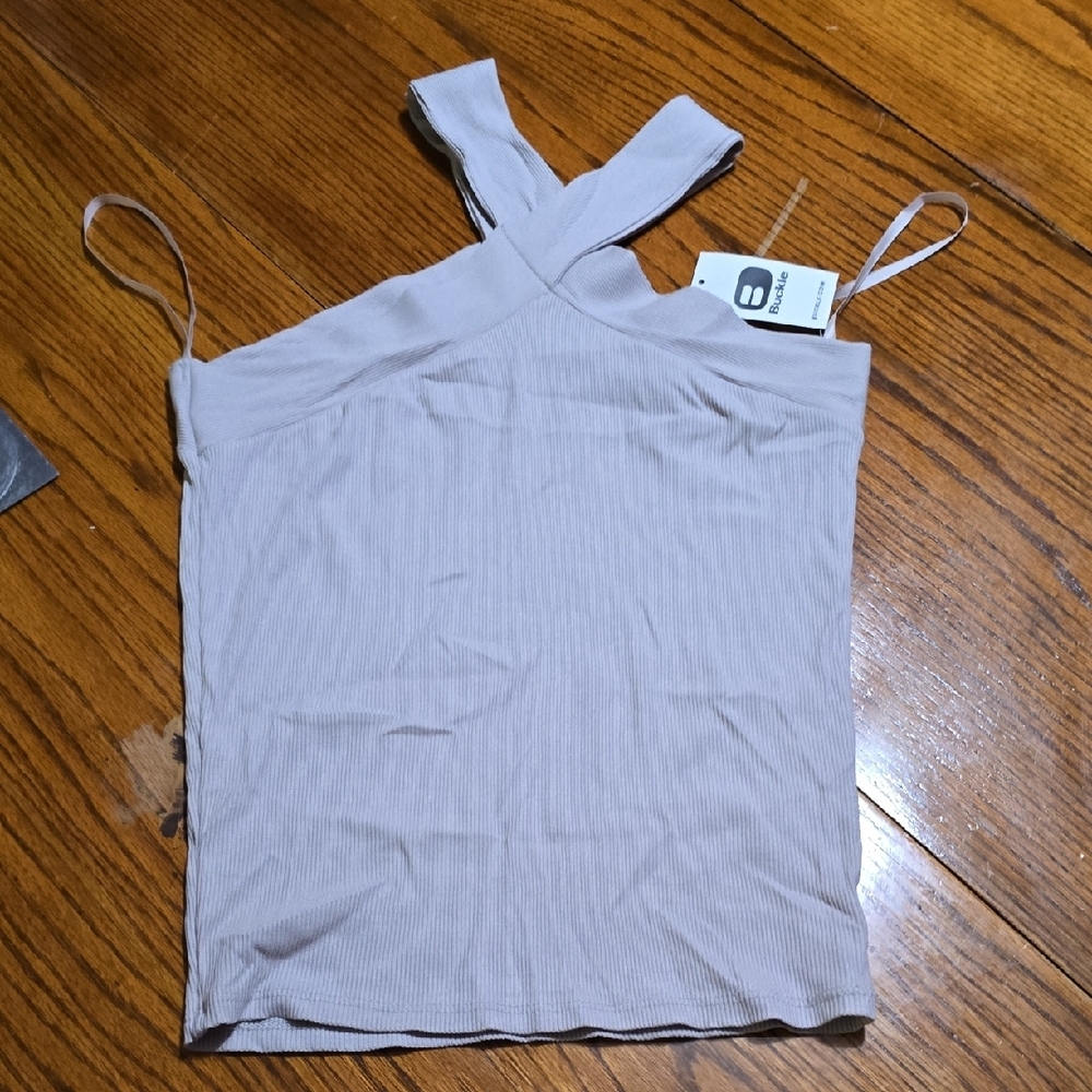 Elegant Beige Women's Top